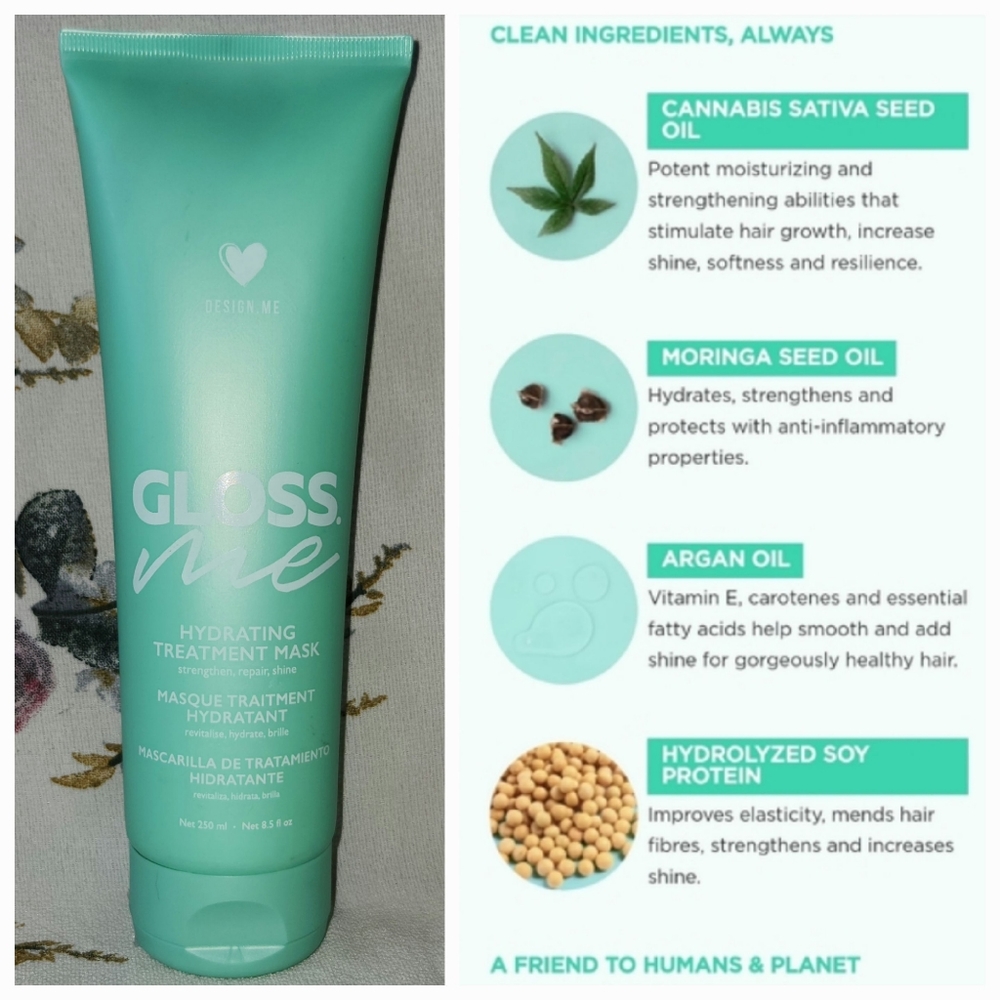 Gloss Me Hydrating Treatment Hair Mask (Strengthen, Repair, Shine) *Authentic*